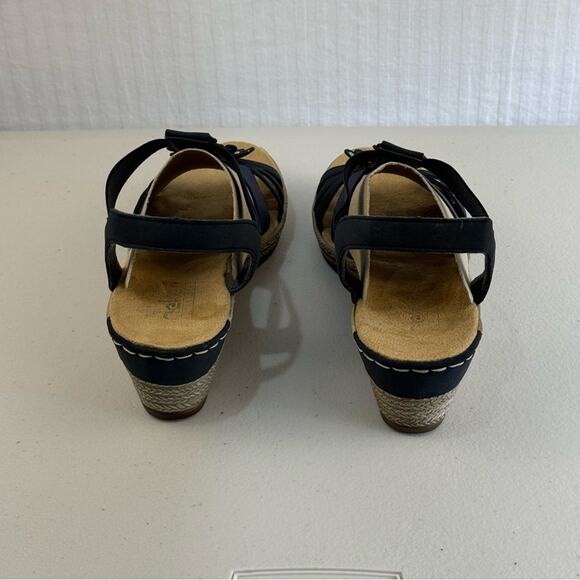 Rieker Wedge Heel Sandals Women’s Size 9.5 EUR 41 Slip On - Picture 6 of 12